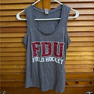 Gray FDU Field Hockey Tank Top